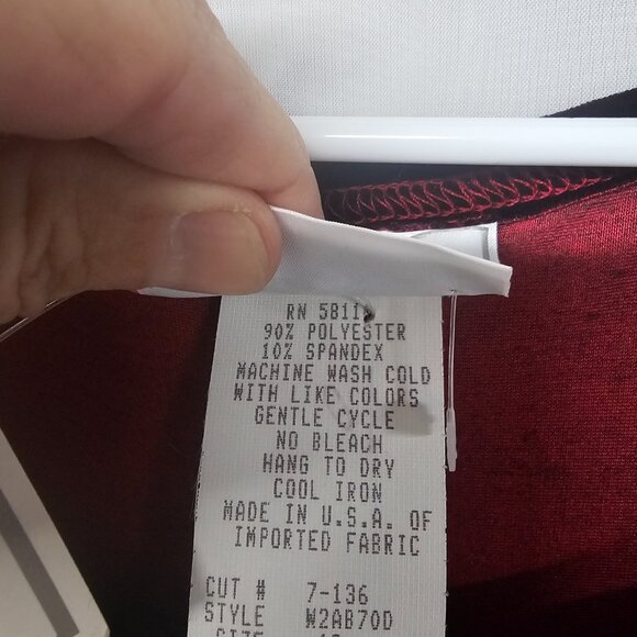 Vintage Studio Ease Dress Velvet Goth Grunge Ombre Maxi Sleeveless Purple 12 NWT - Picture 8 of 11